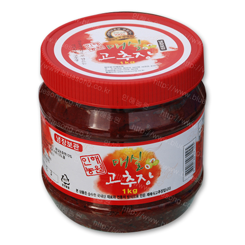 매실고추장 2kg (화학보존료 무첨가 전통고추장으로 택배배송 과정에서 간혹 끓어 넘치는 경우가 있습니다.  사전 양지바랍니다.