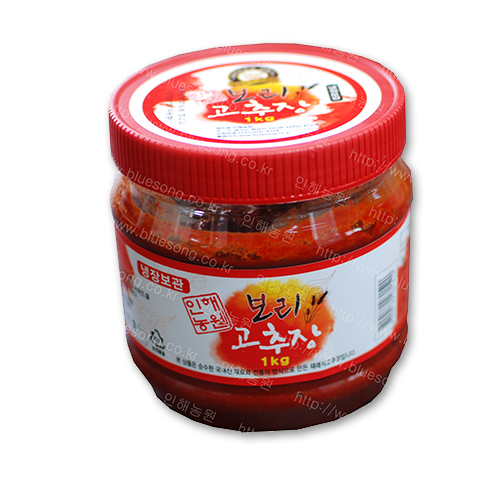 보리고추장 3kg (화학보존료 무첨가 전통고추장으로 택배배송 과정에서 간혹 끓어 넘치는 경우가 있습니다.  사전 양지바랍니다.